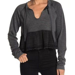 Free People Sweet Jane Pullover in Black